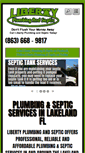 Mobile Screenshot of libertyplumbingandseptic.com